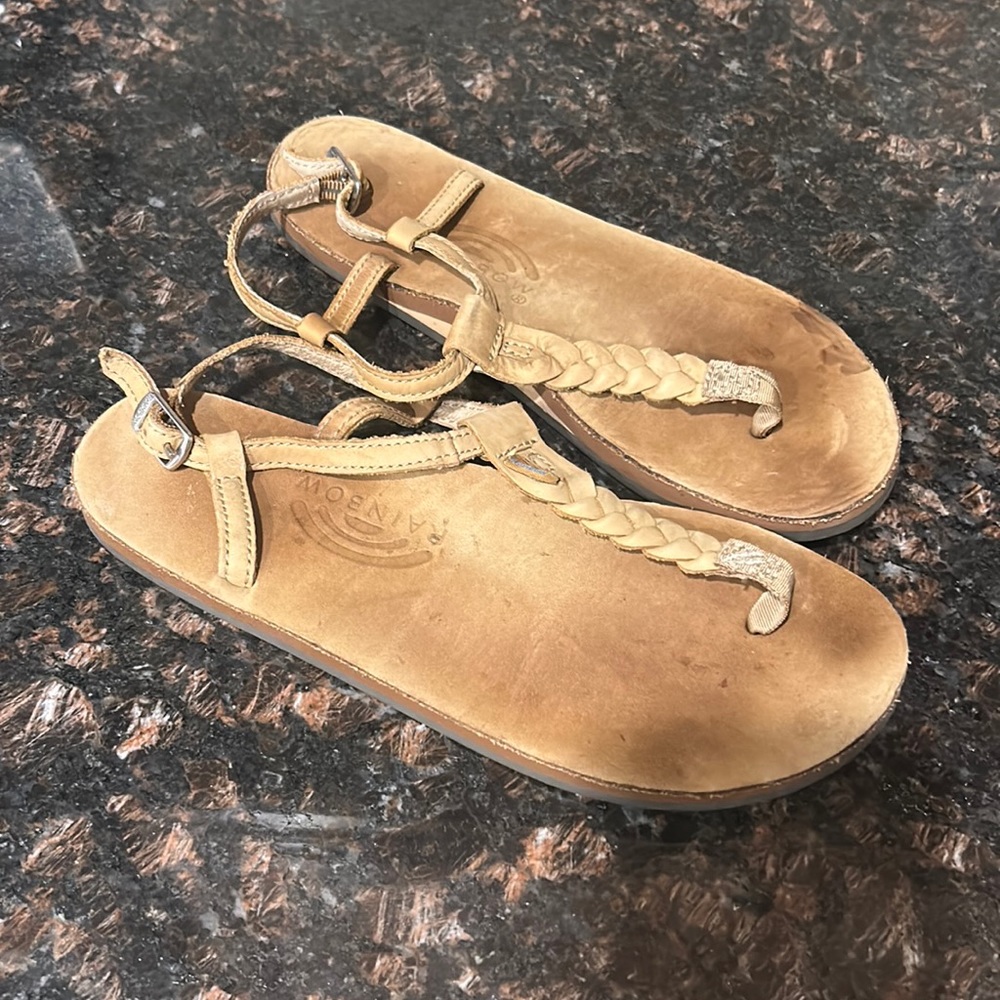 Braided Rainbow Sandals Medium